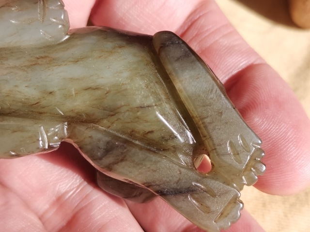 古玩玉器和田“玉獸”拍賣,當前價格2500元