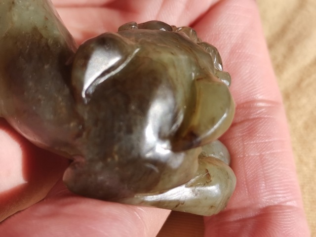 古玩玉器和田“玉獸”拍賣,當前價格2500元