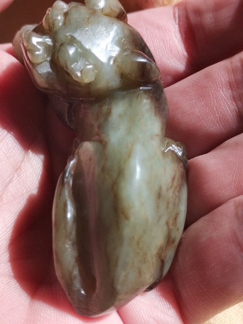 古玩玉器和田“玉獸”拍賣,當前價格2500元