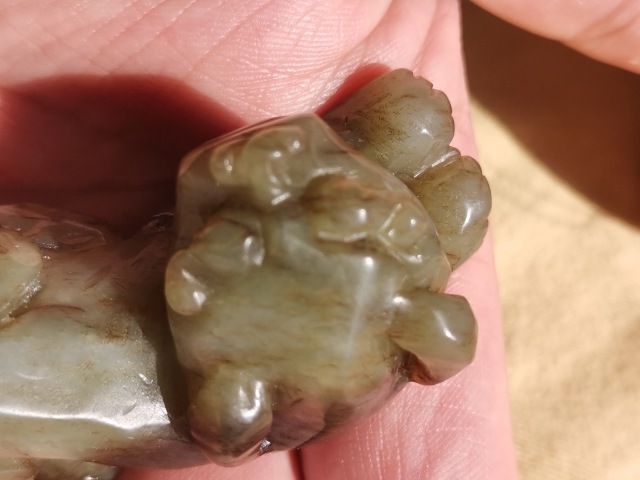 古玩玉器和田“玉獸”拍賣,當前價格2500元