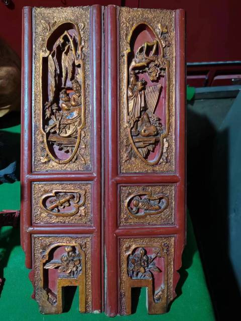 古玩雜項(xiàng)木雕人物花板拍賣(mài),當(dāng)前價(jià)格669元