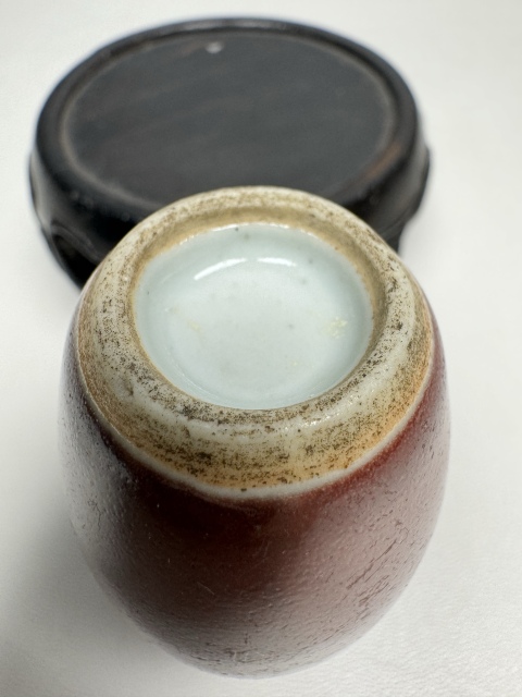 古玩陶瓷清中期·豇豆紅鼻煙壺拍賣,當前價格4800元