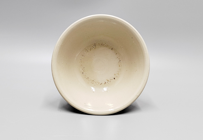 古玩陶瓷元明白釉茶盞拍賣，當前價格1600元