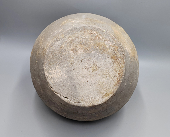 古玩陶瓷館藏級珍品戰漢繩紋大罐【器型碩大】拍賣,當前價格5980元