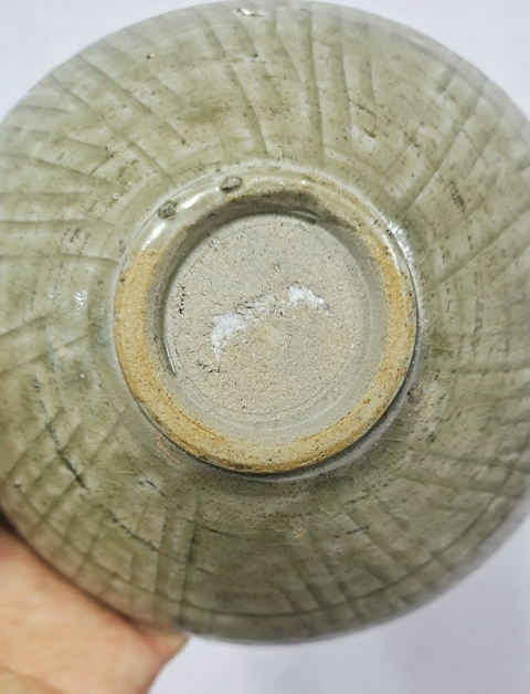 古玩陶瓷北宋同安窯珠光青瓷斗笠碗拍賣,當前價格3188元