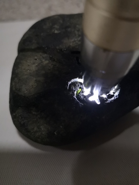 古玩玉器天然翡翠原石料拍賣，當前價格550元