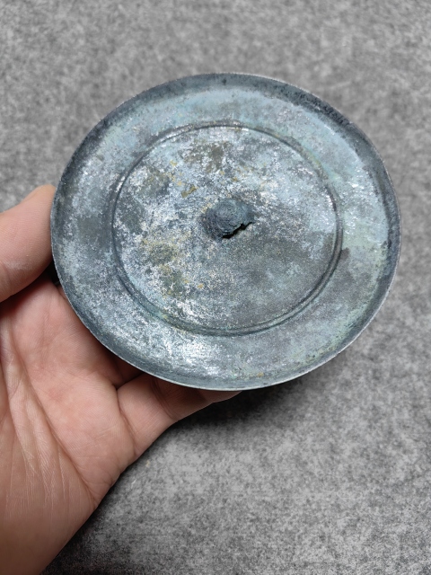 古玩銅器元代旋紋鏡拍賣,當前價格800元