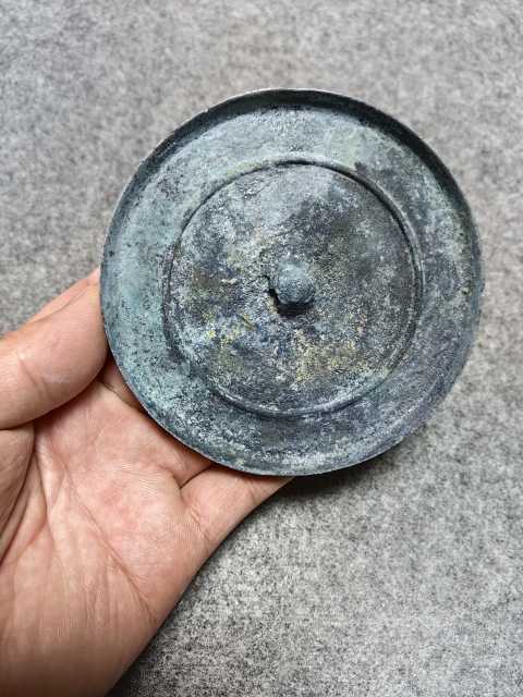 古玩銅器元代旋紋鏡拍賣,當前價格800元