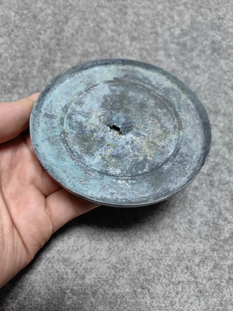 古玩銅器元代旋紋鏡拍賣,當前價格800元
