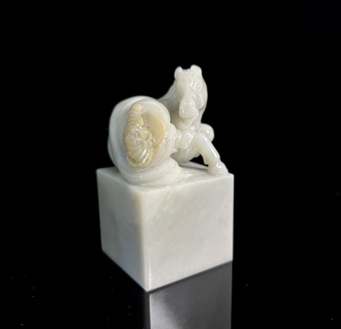 古玩雜項(xiàng)老撾石印章拍賣(mài)，當(dāng)前價(jià)格1299元