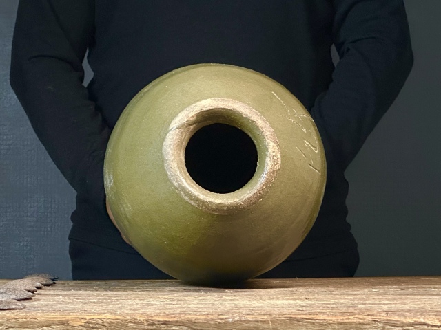 古玩陶瓷磁州窯茶葉末釉梅瓶拍賣,當前價格88000元