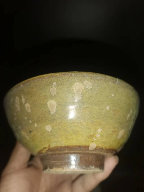 古玩陶瓷吉州窯窯變斑紋剔花茶盞拍賣,當前價格26000元