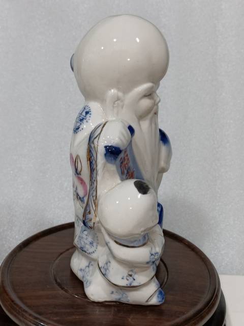 古玩陶瓷壽星童子壽星拍賣，當前價格368元