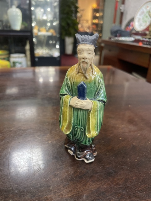 古玩陶瓷人物塑像拍賣,當前價格1680元