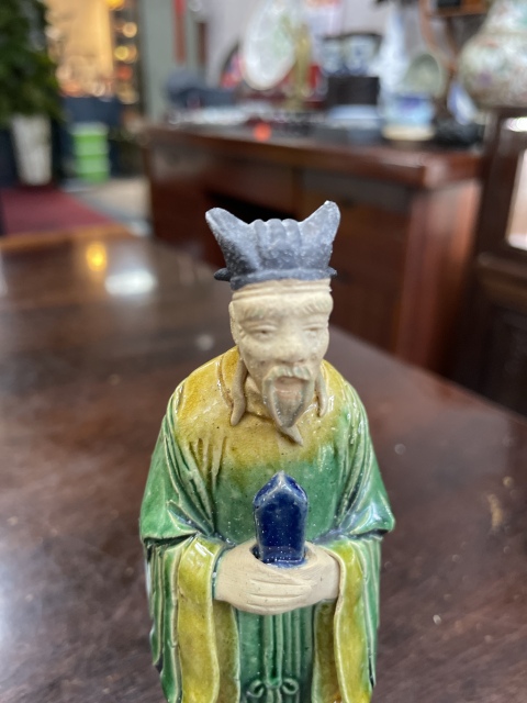 古玩陶瓷人物塑像拍賣,當前價格1680元