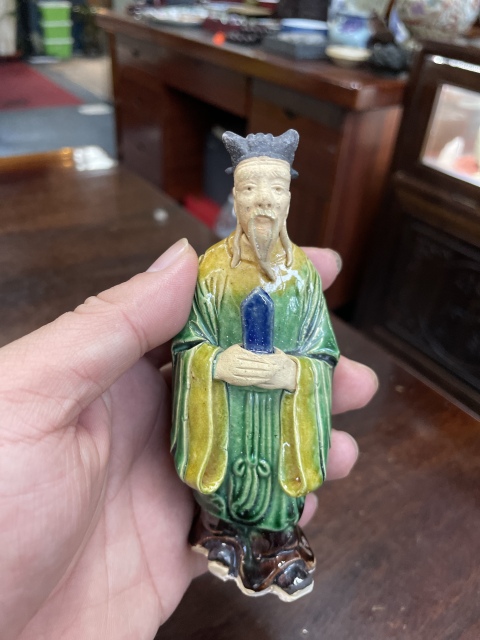 古玩陶瓷人物塑像拍賣,當前價格1680元