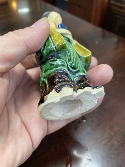 古玩陶瓷人物塑像拍賣,當前價格1680元