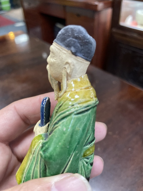 古玩陶瓷人物塑像拍賣,當前價格1680元