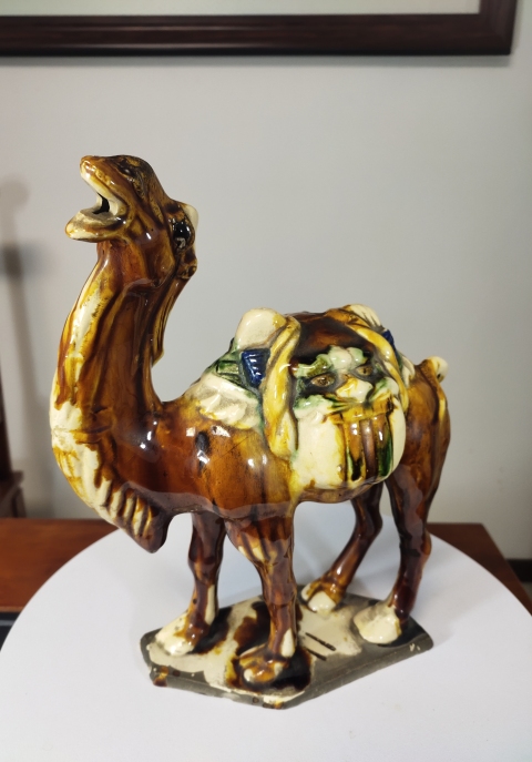 古玩陶瓷三彩駱駝拍賣,當前價格456元