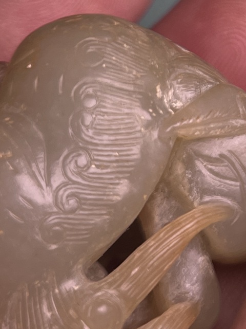 古玩玉器清中期雙獅舞球拍賣,當前價格888000元