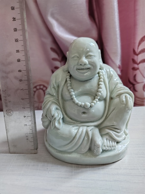 古玩陶瓷德化窯彌勒佛塑像拍賣，當前價格1688元