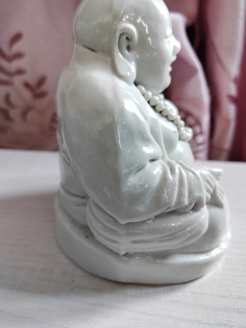 古玩陶瓷德化窯彌勒佛塑像拍賣，當前價格1688元
