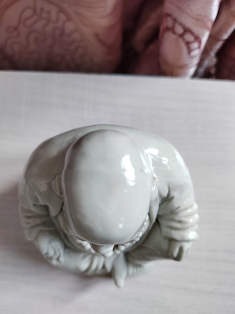 古玩陶瓷德化窯彌勒佛塑像拍賣，當前價格1688元