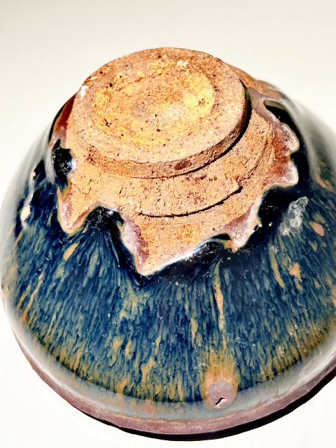 古玩陶瓷南宋時期福清窯兔毫盞拍賣,當(dāng)前價格99元