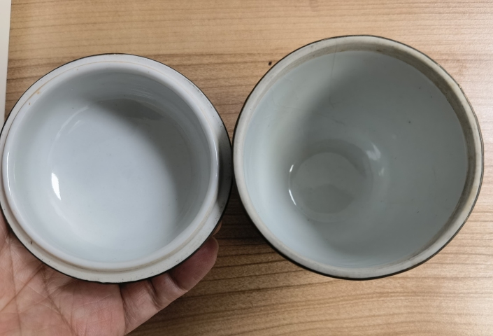古玩陶瓷荷塘清趣圖青花蓋缸拍賣,當前價格1580元