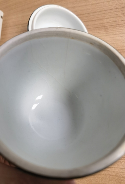 古玩陶瓷荷塘清趣圖青花蓋缸拍賣,當前價格1580元