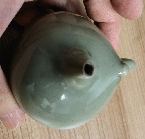 古玩陶瓷青釉倒流壺拍賣，當前價格298元