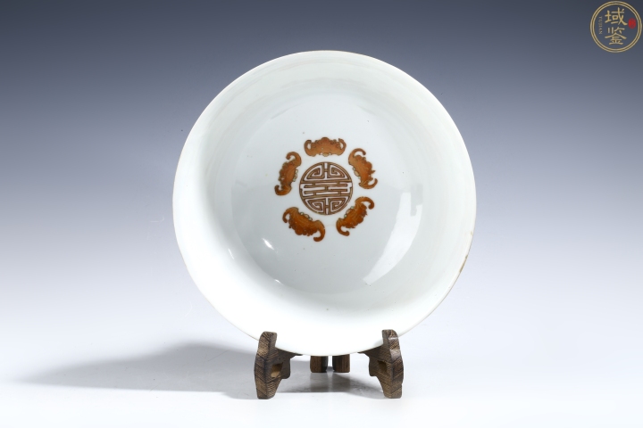 古玩陶瓷粉彩百花不落地紋茶碗拍賣，當前價格7500元