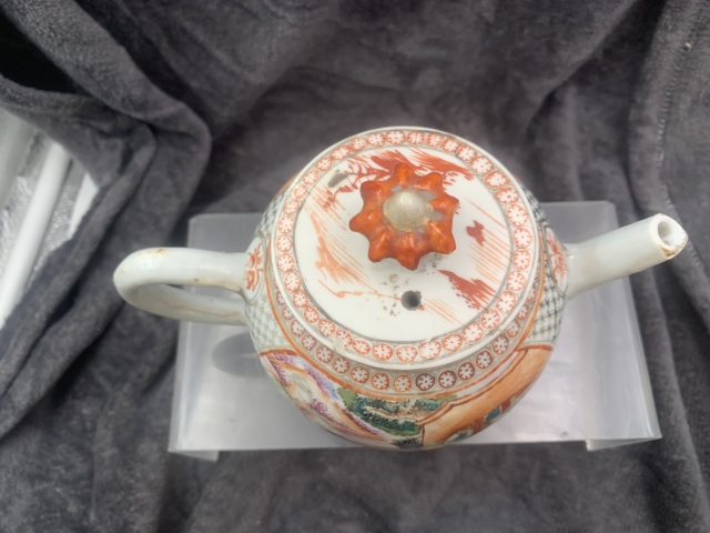 古玩陶瓷乾隆廣彩人物壺拍賣，當前價格3888元