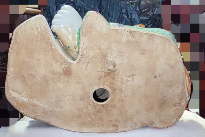 古玩陶瓷創(chuàng)匯時(shí)期福建會(huì)館粉彩彌勒佛坐像拍賣，當(dāng)前價(jià)格5678元