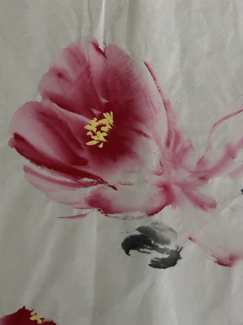 古玩字畫李存洲《牡丹》拍賣,當前價格178元