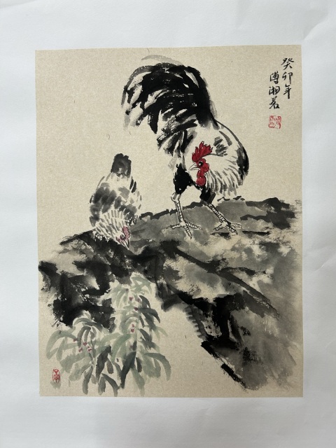 古玩字畫傳湘茗《大吉圖》拍賣，當前價格298元