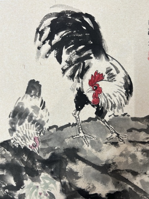 古玩字畫傳湘茗《大吉圖》拍賣，當前價格298元