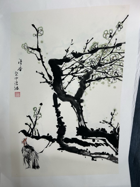 古玩字畫段洪波《花鳥》拍賣，當前價格298元