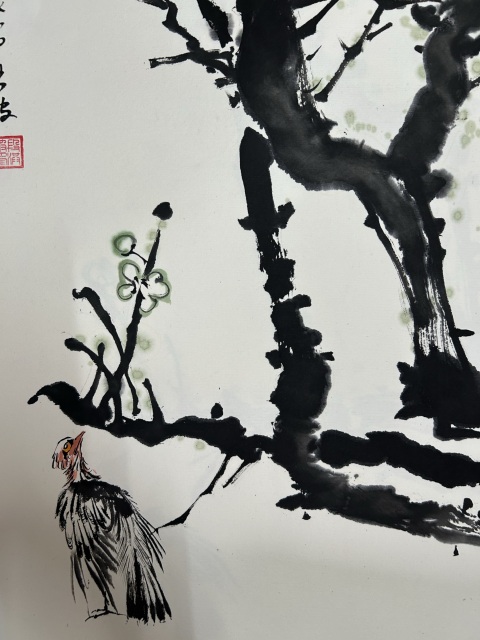 古玩字畫段洪波《花鳥》拍賣，當前價格298元