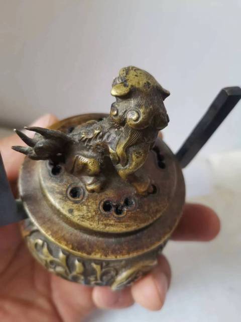 清代壓手銅爐子拍賣，當前價格18888元