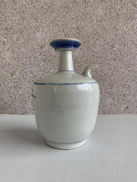 古玩陶瓷青花彩繪花卉紋花澆拍賣,當(dāng)前價(jià)格480元