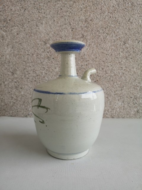 古玩陶瓷青花彩繪花卉紋花澆拍賣,當(dāng)前價(jià)格480元