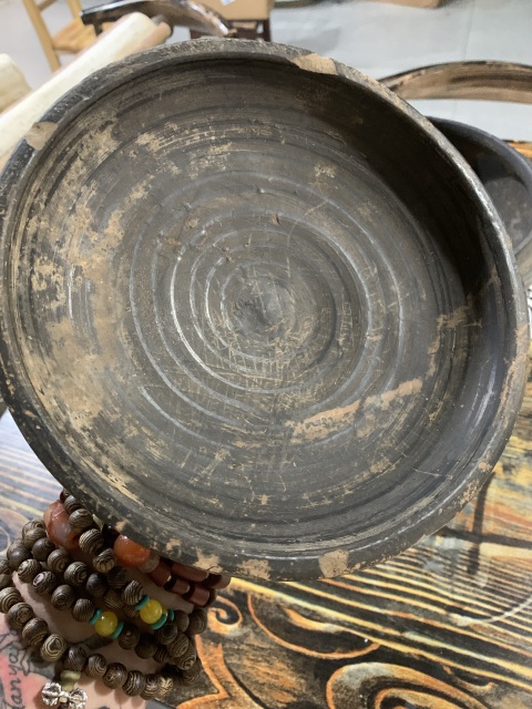 古玩陶瓷戰(zhàn)漢館藏級精品灰陶磨光大豆罐拍賣,當(dāng)前價格5800元