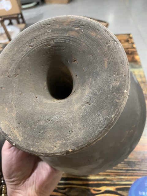 古玩陶瓷戰(zhàn)漢館藏級精品灰陶磨光大豆罐拍賣,當(dāng)前價格5800元
