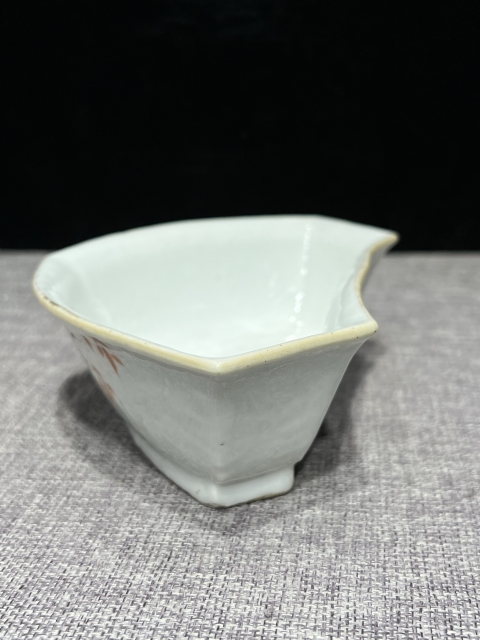 古玩陶瓷粉彩花鳥詩文攢盤拍賣，當前價格1200元