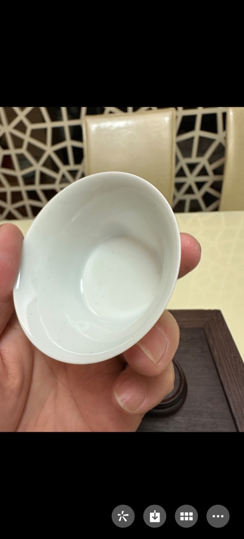 古玩陶瓷白釉杯拍賣，當(dāng)前價(jià)格2380元