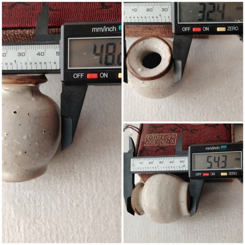 古玩陶瓷哥釉小水盂拍賣,當前價格188元