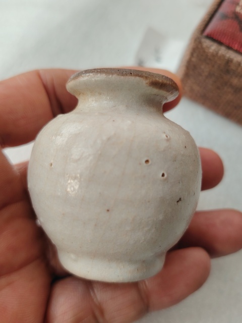 古玩陶瓷哥釉小水盂拍賣,當前價格188元