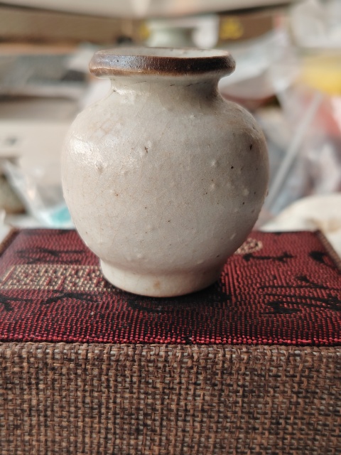 古玩陶瓷哥釉小水盂拍賣,當前價格188元