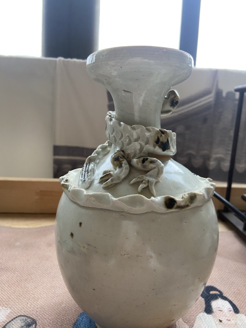 古玩陶瓷宋青白釉龍瓶拍賣,當前價格5600元